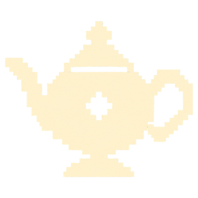 Relic teapot, pixel art